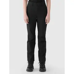 4F spodnie softshell z membraną i kieszeniami na zamek 4FWAW25TFTRF0988 czarne, Kolor: czarny, Rozmiar: XL, 2 zdjęcie