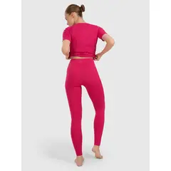 4F legginsy z detalem na pasie i wykończeniem szybkoschnącym 4FWAW25TFTIF369, Kolor: różowy, Rozmiar: XL, 2 zdjęcie