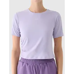 4F t-shirt sportowy damski koszulka 4FWAW25TFTSF1524 fioletowy, Kolor: niebieski, Rozmiar: L, 2 zdjęcie