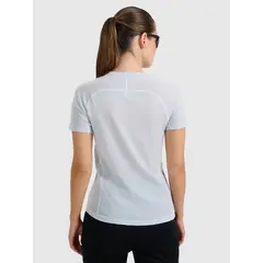 4F t-shirt sportowy damski koszulka z wełną merino 4FWAW25TFTSF1527 niebieskie, Kolor: niebieski, Rozmiar: L, 2 zdjęcie