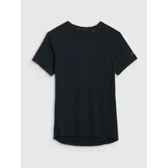 4F t-shirt sportowy damski koszulka z wełną merino 4FWAW25TFTSF1527 czarny, Kolor: czarny, Rozmiar: M, 2 zdjęcie