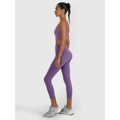 4F legginsy 7/8 z wysokim stanem i wykończeniem szybkoschnącym 4FWAW25TFTIF361 różowe, Kolor: różowy, Rozmiar: S, 2 zdjęcie
