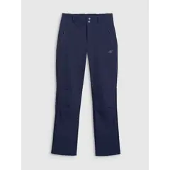 4F spodnie softshell z membraną i kieszeniami na zamek 4FWAW25TFTRF0988 granatowe, Kolor: granatowy, Rozmiar: M, 6 zdjęcie