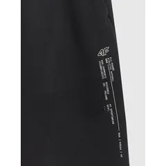 4F spodnie dresowe męskie z dzianiny brush 4FWAW25TTROM1211 czarne, Kolor: czarny, Rozmiar: XL, 3 zdjęcie