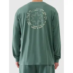 4F koszulka z długim rękawem męska longsleeve 4FWAW25TLONM481 zielona, Kolor: zielony, Rozmiar: XL, 3 zdjęcie