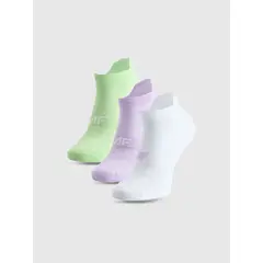 4F skarpetki damskie bawełniane stopki 3 pak 4FWMM00UFSOF244 zielone, Kolor: zielony, Rozmiar: 39-42