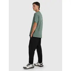 4F spodnie typu jogger z tkaninowymi wstawkami 4FWAW25TTROM1252, Kolor: czarny, Rozmiar: S, 6 zdjęcie