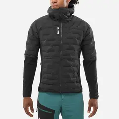 MILLET kurtka trekkingowa męska M WHITE HYBRID HOODIE M czarna, Kolor: czarny, Rozmiar: M, 2 zdjęcie