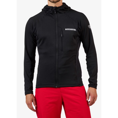 ROSSIGNOL BLUZA NARCIARSKA MĘSKA BLACKSIDE MIX FZH FLEECE czarny, Kolor: czarny, Rozmiar: S