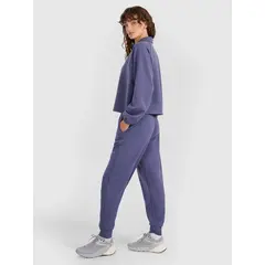 4F spodnie dresowe damskie z kieszeniami 4FWAW25TTROF1180 niebieskie, Kolor: niebieski, Rozmiar: XL, 4 zdjęcie