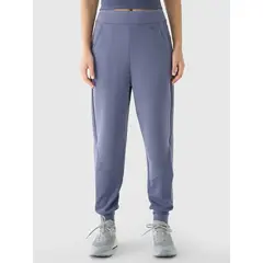 4F spodnie dresowe damskie z kieszeniami 4FWAW25TTROF1180 niebieskie, Kolor: niebieski, Rozmiar: XL, 2 zdjęcie