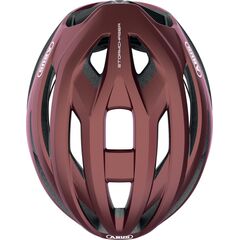 ABUS kask rowerowy STORMCHASER bloodmoon, Kolor: czerwony, Rozmiar: 51-55, 5 zdjęcie