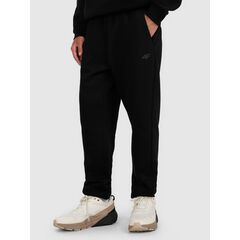 4F spodnie z bawełny drapanej z małym nadrukiem na boku 4FWAW25TTROM1251 czarne, Kolor: czarny, Rozmiar: XL, 3 zdjęcie