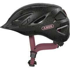ABUS kask rowerowy URBAN-I 3.0 czarno-różowy, Kolor: różowy, Rozmiar: S