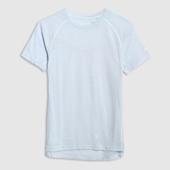 4F t-shirt sportowy damski koszulka z wełną merino 4FWAW25TFTSF1527 niebieska, Kolor: niebieski, Rozmiar: L, 2 zdjęcie