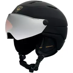 ROSSINGOL kask narciarski FIT VISOR IMPACTS  W BLACK, Kolor: czarny, Rozmiar: S/M