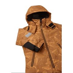 REIMA kombinezon dla dziecka zimowy Snowstorm brązowy, Kolor: brązowy, Rozmiar: 128, 5 zdjęcie