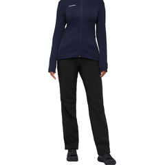 MAMMUT spodnie trekkingowe damskie softshell Runbold czarne, Kolor: czarny, Rozmiar: 42