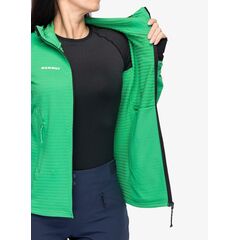 MAMMUT bluza trekkingowa damska Light ML zielona, Kolor: zielony, Rozmiar: L, 5 zdjęcie