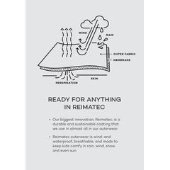 REIMA dziecięce spodnie zimowe Lammikko Wingon niebieskie, Kolor: niebieski, Rozmiar: 128, 3 zdjęcie