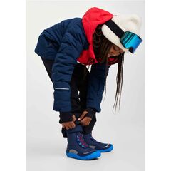 REIMA buty zimowe barefoot dziecięce Talvella Junior granatowe, Kolor: granatowy, Rozmiar: 34, 6 zdjęcie