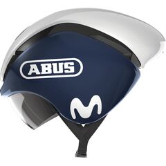 ABUS kask rowerowy wyścigowy GAMECHANGER TT Movistar Team granatowy