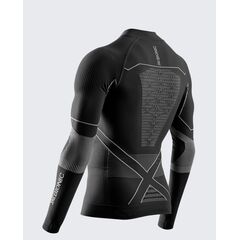 Koszulka męska X-Bionic ENERGY ACCUMULATOR LIGHT SHIRT LS 1/2 ZIP czarna, Kolor: czarny, Rozmiar: L, 2 zdjęcie