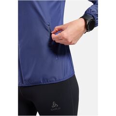 ODLO Kurtka przeciwwiatrowa Odlo Jacket ESSENTIAL LIGHT niebieska, Kolor: niebieski, Rozmiar: M, 3 zdjęcie