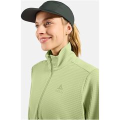 ODLO Bluza bez kaptura rozpinana Odlo Mid layer 1/2 zip ESSENTIAL THERMAL szara, Kolor: szary, Rozmiar: S, 4 zdjęcie