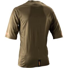 LEATT Koszulka rowerowa Jersey MTB Gravity 4.0, Kolor: brązowy, Rozmiar: L, 2 zdjęcie