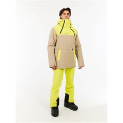 PROTEST Kurtka narciarska/snowboardowa z kapturem zapinana na zamek męska Prtlado żółta, Kolor: żółty, Rozmiar: M, 3 zdjęcie