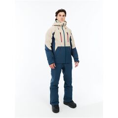 PROTEST Kurtka narciarska/snowboardowa z kapturem zapinana na zamek męska PrtZoot granatowa, Kolor: granatowy, Rozmiar: M, 3 zdjęcie