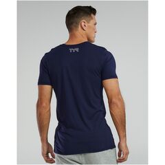 TYR Koszulka męska TRI LG LOGO TEE -UX, Kolor: niebieski, Rozmiar: M, 2 zdjęcie