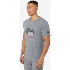 SUPER.NATURAL Koszulka M DOLOMITES CAMPSITES TEE szara, Kolor: szary, Rozmiar: L