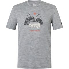 SUPER.NATURAL Koszulka M DOLOMITES CAMPSITES TEE szara, Kolor: szary, Rozmiar: L, 4 zdjęcie