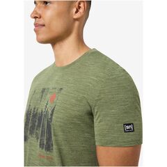 SUPER.NATURAL Koszulka M WONDER WALD TEE zielona, Kolor: zielony, Rozmiar: L, 4 zdjęcie