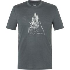 SUPER.NATURAL Koszulka M ASCENDERS TEE szara, Kolor: szary, Rozmiar: L, 5 zdjęcie