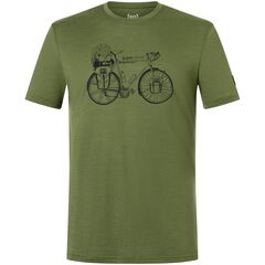 SUPER.NATURAL Koszulka męska M WANDER WHEEL TEE zielona, Kolor: zielony, Rozmiar: M, 5 zdjęcie