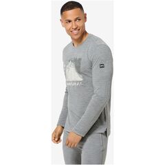 SUPER.NATURAL Longsleeve M SUPER MOUNTAIN LS szary, Kolor: szary, Rozmiar: XL, 3 zdjęcie