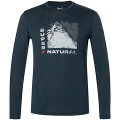SUPER.NATURAL Longsleeve M SUPER MOUNTAIN LS granatowy, Kolor: granatowy, Rozmiar: XL, 6 zdjęcie