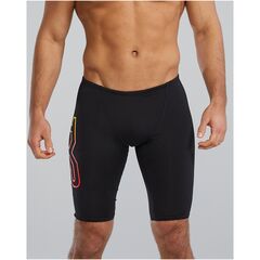 TYR Spodenki pływackie LARGE LOGO JAMMER, Kolor: czarny, Rozmiar: 36