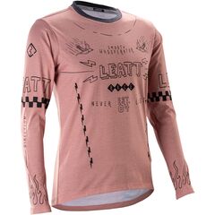 LEATT Koszulka rowerowa damska Jersey MTB Gravity 3.0 Long Sleeve Women, Kolor: różowy, Rozmiar: S