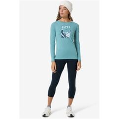 SUPER.NATURAL Longsleeve W ALPES LS niebieski, Kolor: niebieski, Rozmiar: M
