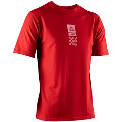 LEATT Koszulka T-Shirt Core, Kolor: czerwony, Rozmiar: L