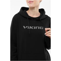 VIKING Bluza damska Team Wear Lady Bamboo z kapturem czarna, Kolor: czarny, Rozmiar: M, 4 zdjęcie