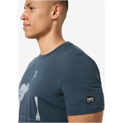 SUPER.NATURAL Koszulka M JUMPING JACK TEE granatowa, Kolor: granatowy, Rozmiar: L, 4 zdjęcie