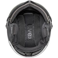 UVEX Kask narciarski Wanted Visor pro V, Kolor: biały, Rozmiar: 58-61, 5 zdjęcie