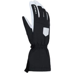 VIKING Rękawice narciarskie męskie Sven czarne z białą skórą, Kolor: czarny, Rozmiar: 7