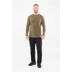 VIKING Longsleeve męski Andali Man Merino zielony, Kolor: khaki, Rozmiar: S