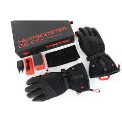 VIKING Rękawice narciarskie dla dorosłych Heatbooster 2.0 GTX z ogrzewaniem czarne, Kolor: czarny, Rozmiar: 6, 4 zdjęcie